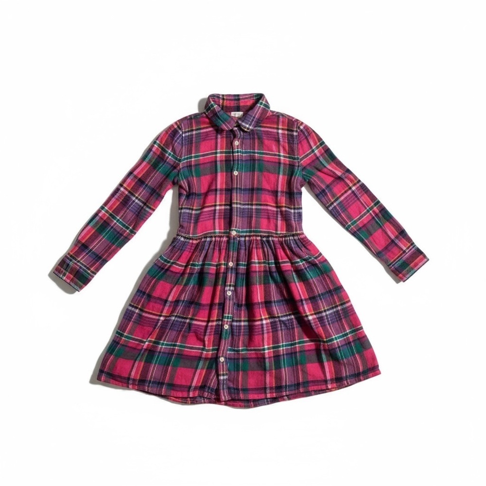 💖Ralph Lauren Pink Flannel Button Down Dress | Worn Once | Size 6 | Farm Chic!